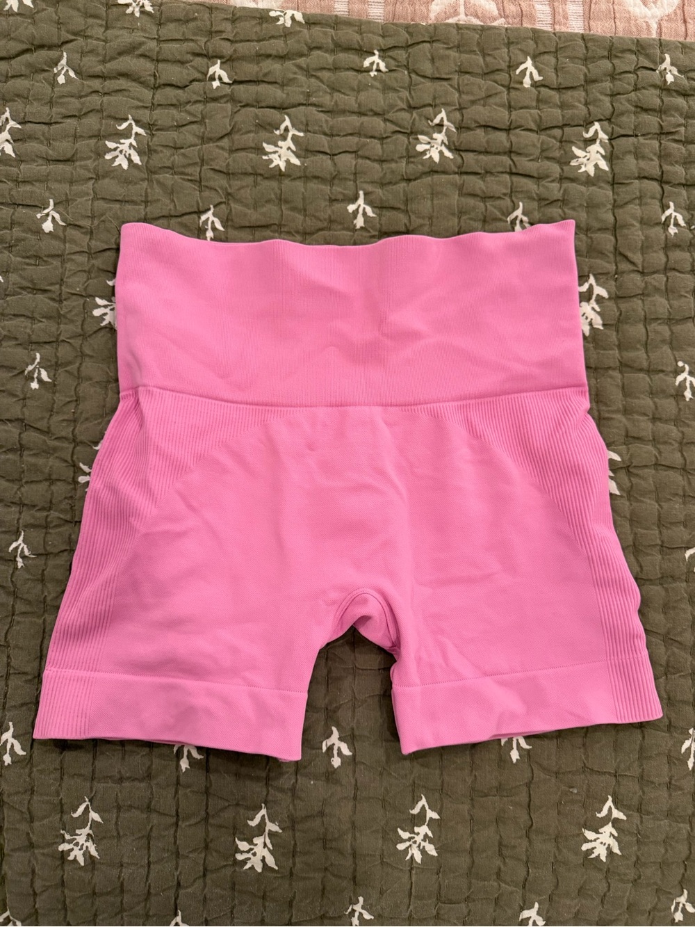 SET Active High-Waist Seamless Bike Shorts in Pink